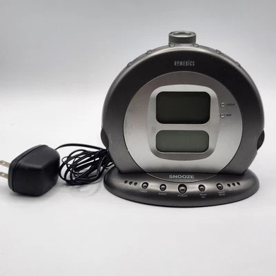 Homedics SS-5000 White Noise Projection Alarm Clock Radio 6 Nature Sleep Sounds  - Image 1 of 4