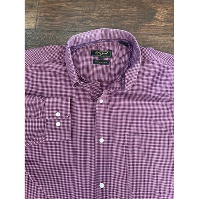 Bobby Jones Collection Men's Plaid check Button Down Dress Shirt Woven Italy - Image 1 of 4