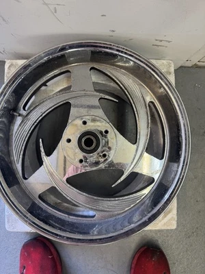 1989 Harley Sportster XL 883 1200 Rear Wheel - Image 1 of 2