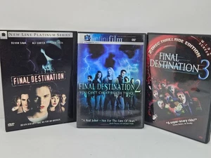 Final Destination DVD Lot: 1-3 1 2 3 The Final Destination Horror - Picture 1 of 17
