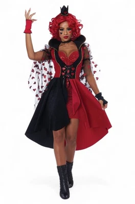Brand New Red Queen Cosplay Dress Adult Costume - Image 1 of 2