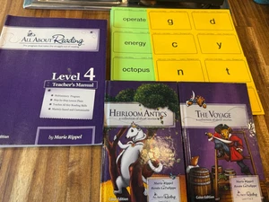 All About Reading Level 4, Teacher's Manual AND Color Readers - Picture 1 of 1