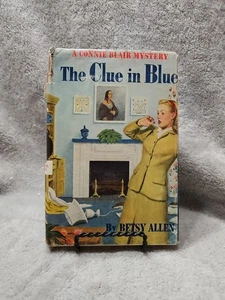 A Connie Blair Mystery: The Clue In Blue by Betsy Allen 1948 Hardcover Mystery - Picture 1 of 11