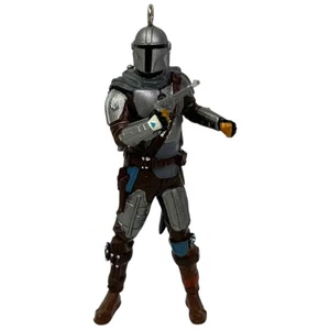 Hallmark Star Wars The Mandalorian In Beskar Armor Ornament 2022 Used - Picture 1 of 6