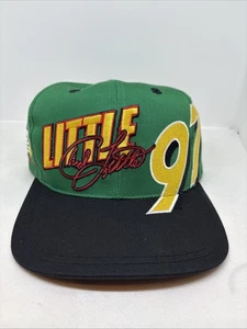Vintage NASCAR Chad Little Hat Cap Snapback 97 John Deere Racing 90s Two Toned Green - Bild 1 von 24