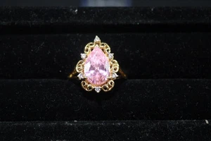 Ghiaccio rosa in oro giallo 10 carati, 4,4 grammi, misura - Foto 1 di 3