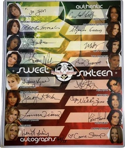 Multi signed (16) Benchwarmer 2006 Sweet Sixteen 8x10 Autogramm Jumbo Karte CT8 - Bild 1 von 3