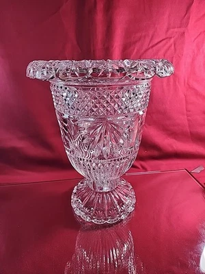 GROSSE 12" hohe 24% Bleikristall ROYAL GALLERY MADE IN SLOVAKIA Glasvase  - Bild 1 von 4