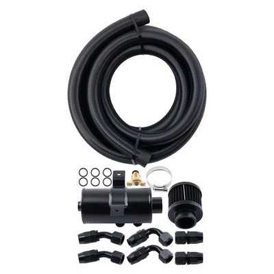 750ml 0.75L lata de captura de aceite AN10 10AN manguera de aceite combustible - Imagen 1 de 4