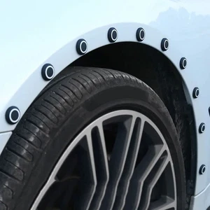 10x Car Body Dots Anti-scratch Bumper Stickers Door Cushion Shock Absorbing Pads - Foto 1 di 13