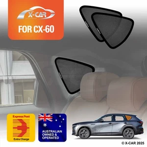 Port Window Sun Shade for Mazda CX-60 CX60 2023-Onwards Car Sun Blind Mesh - Picture 1 of 12
