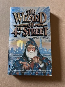 THE WIZARD OF 4TH STREET  by Simon Hawke 1987 Warner FIRST PRINTING paperback - Picture 1 of 3