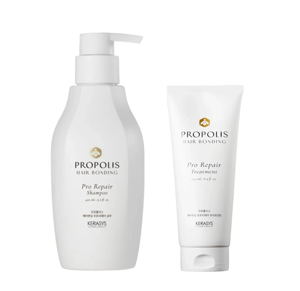 KERASYS Champú Adhesivo Cabello Propóleo 450ml + Tratamiento 250ml Set Corea / Foto 1 de 1