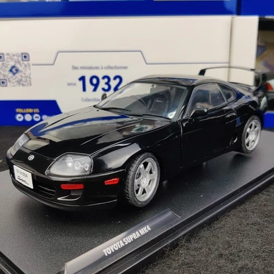AUTO SOLIDA TOYOTA SUPRA MK4 A80 ASTRAL BLACK 1993 1:18 NUOVA SCATOLA S1807606 - Immagine 1 di 4