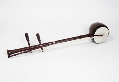 Handcrafted Thai Saw-U Fiddle – Rosewood Two-String Traditional Bow Instrument - Image 1 of 4
