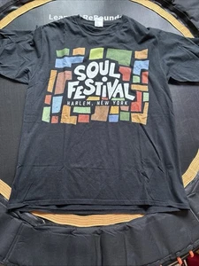 Soul Festival T-Shirt Harlem New York schwarz Gr. L - Bild 1 von 4