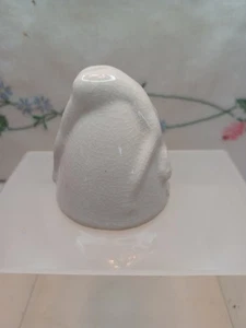 Vintage BOTTOMS UP White Ceramic Shot Glass Female Figural Art Deco ** READ ** - Picture 1 of 6