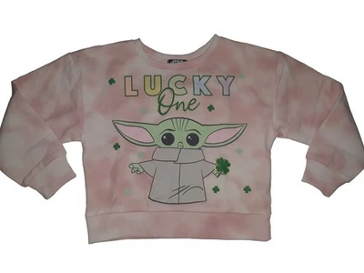 Star Wars Grogu Sudadera Mandaloriana Bebé Yoda LUCKY Irlandesa XS 4/5 Niñas NUEVA Foto 1 de 3