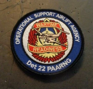 US ARMY AVIATION PATCH, OPERATIONAL SUPPORT AIRLIFT AGENCY ,PA.NG,HOOK LOOP - Picture 1 of 1