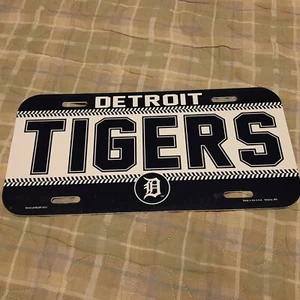 Detroit Tigers Oldtimer Kunststoff Autoschild Nummernschild (nicht perfekt) - Bild 1 von 6