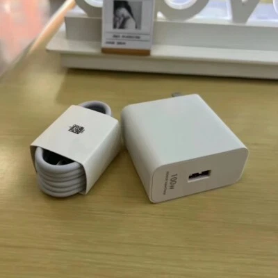 Cargador de pared original Honor 100W Supercharge con cable 6A para Huawei Samsung Foto 1 de 4