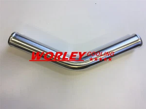 NJ-1.5" 38mm 45 Degree Aluminum Turbo Intercooler Pipe Piping Tube Length 600mm - Picture 1 of 8