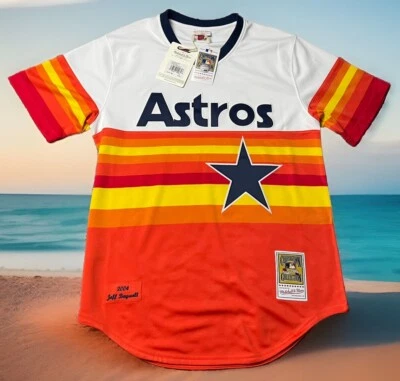 CAMISETA AUTÉNTICA MITCHELL & NESS JEFF BAGWELL M HOUSTON ASTROS VENTA AL POR MENOR $325 Foto 1 de 4