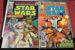 Lot of 2: STAR WARS Marvel Comics #12 Crucible , #17 Doomworld - Luke & Droids - Picture 1 of 1