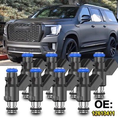 X8 NUEVO Inyectores de combustible 12613411 para GMC Savana 3500 2010 2011-2017 4,8 L V8 Foto 1 de 4