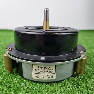 Vintage Lenco L830 Turntabe Part - Direct Drive Motor BS 7601 - Image 1 of 4