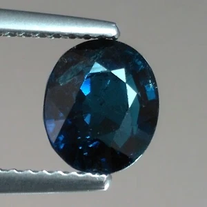 2.00cts Nice Oval Natural Blue Tourmaline Loose Genuine Gemstones - Picture 1 of 4
