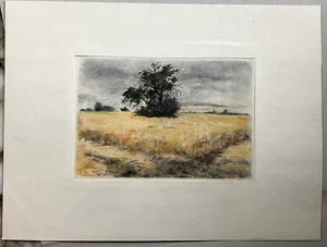 Franz Ehmke 1928 -2018 DDR Pintor Felder Pastel Titulado Firmado Pintura De - Foto 1 di 6
