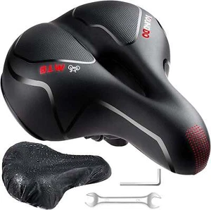 YOUNGDO Fahrradsattel, Gel Fahrradsitz, Breiter, Weicher, Komfortabel Atmungsakt - Bild 1 von 10