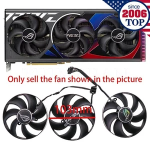 Graphics Card Cooling Fan for ASUS RTX 4080 4090 ROG STRIX 24G CF1015U12D 103mm - Picture 1 of 3