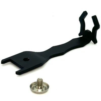 WGP Autococker Anti-Tamper Beavertail (Fits Wide Frame) W LOGO - BLACK DUST - Image 1 of 2