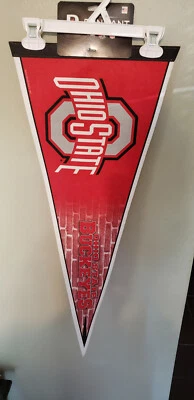 Banderín de fieltro de ladrillo rojo Ohio State Buckeyes #2 12x30 Foto 1 de 2