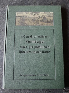 C. Grottewiz, SONNTAGE eines großstädtischen Arbeiters in der Natur, 1907 - Bild 1 von 4