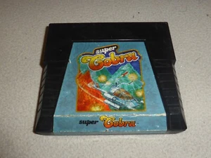 ATARI 5200 VIDEO GAME CARTRIDGE ONLY SUPER COBRA VINTAGE 1983 CART KONAMI - Picture 1 of 2