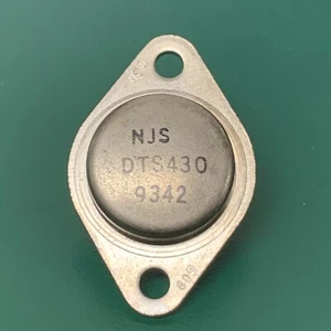 TRANSISTOR DTS430 NJS, BJT, NPN, 400 V V (BR) CEO, 5.0A I (C), TO-3 - Imagen 1 de 2