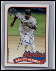 2024 Topps Hanley Ramierz #89BA-HR 1989 35th Anniversary On Card Auto - Picture 1 of 2