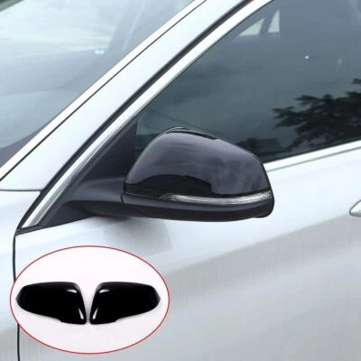 Cubierta de espejo retrovisor lateral negro ABS para BMW X1 F48 X2 F39 2017-2021 Foto 1 de 4