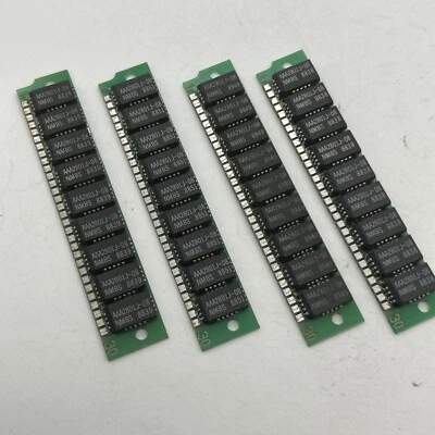 Juego de (4) 256K 30 pines Parity SIM RAM 80ns TOTAL 1MB 9 chips IBM Apple XT Foto 1 de 4