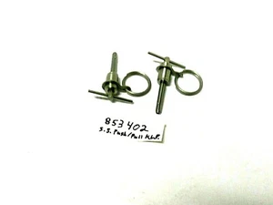 853402) 2 Stk. JERGEN, S.S.,Push/Pul. Schnellspannstift, 4,9 mm T. x 19,5 mm x 54 mm OAL - Bild 1 von 2