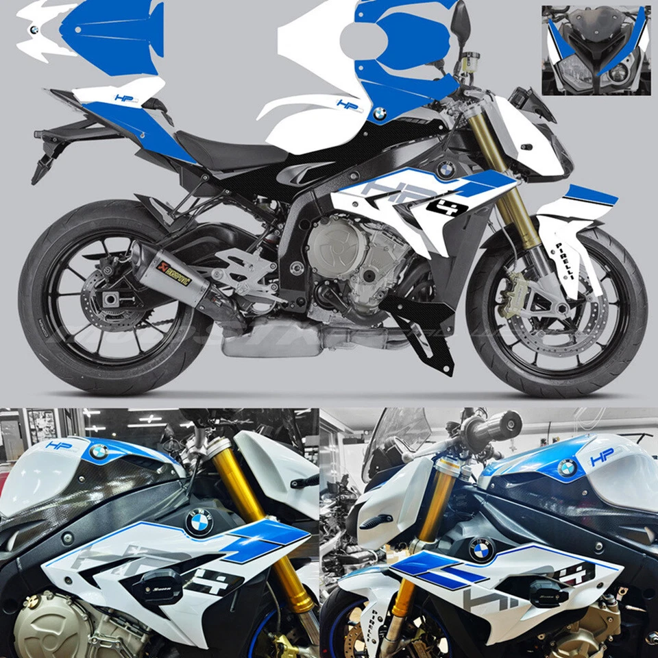 BMW S1000R Moto Pegatinas Calcomanías HP4 Gráficos Set (2014-2020) Foto 1 de 4