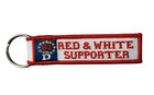 Hells Angels Support Schlüsselanhänger „81 RED & WHITE SUPPORTER“ bestickt