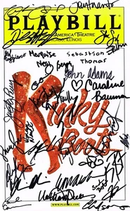 Kinky Boots Pre-Broadway SIGNED Playbill Chicago Billy Porter Original Cast COA - Picture 1 of 6