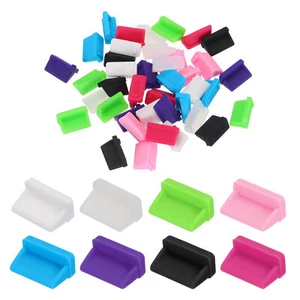 40pcs USB Type a Port Plugs Covers Caps Silicone Anti Dust Protector, 8 Colors - Photo 1/7