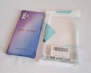 Galaxy Note 10 Pro Phone Cover Blue/Purple, flexible, used - Picture 1 of 8