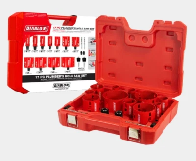 Комплект кольцевой пилы Diablo DHS17SPL 17 шт. сантехник комплект - НОВЫЙ В ЗАВОДСКОЙ УПАКОВКЕ - Изображение 1 из 4