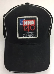 NRA 140 Years of Freedom Adult Hat / Cap One Size Curved Bill Rifle Gun Rights - Picture 1 of 5